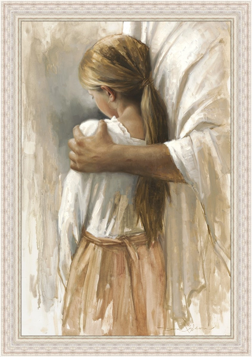 Embraced By His Love Large Wall Art