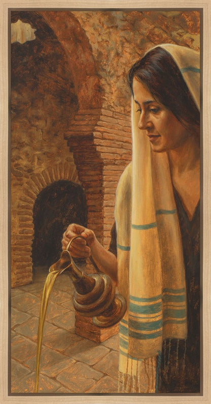 With Oil I Anoint Thee Gallery Wrap