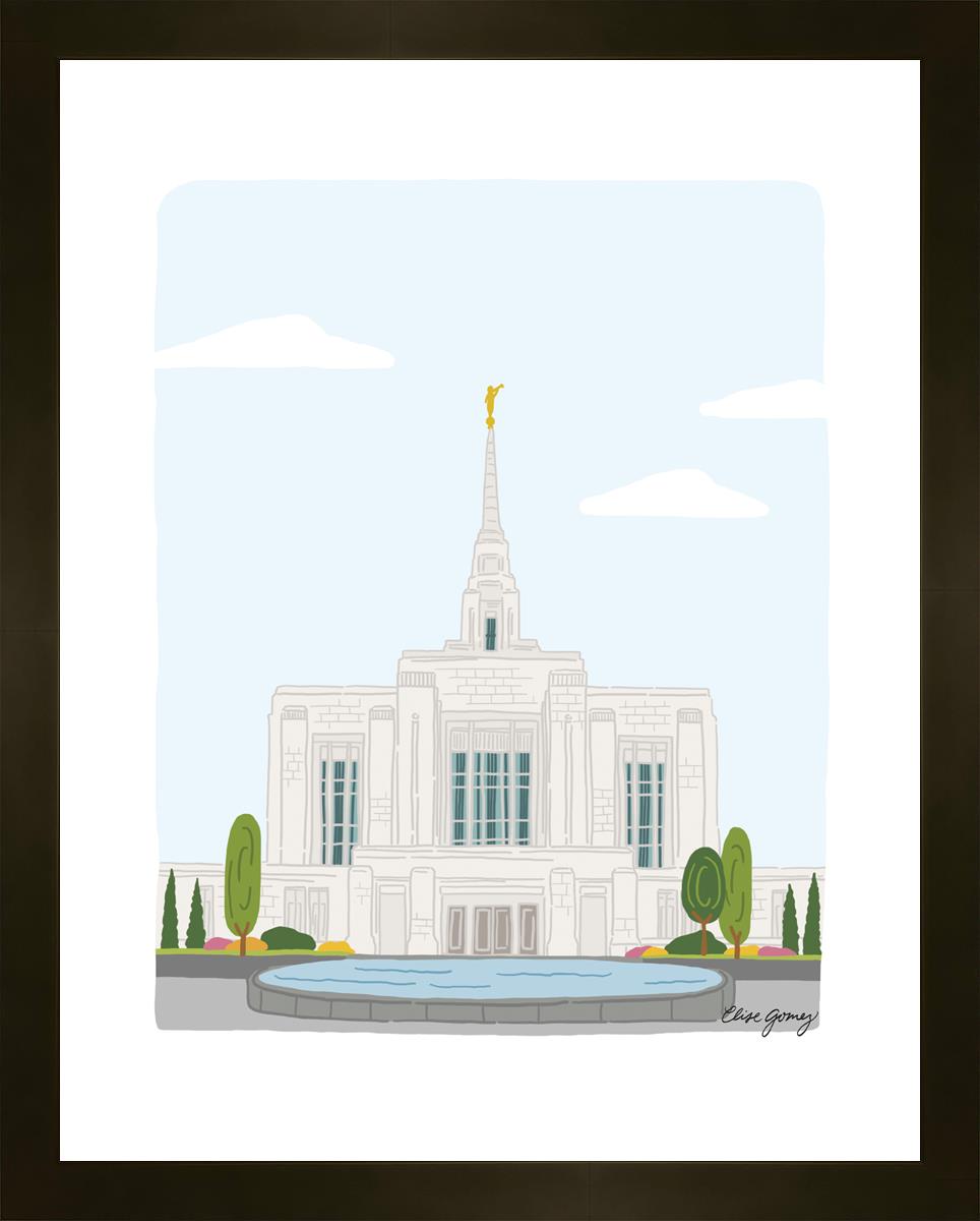 Ogden Temple Faux Mat