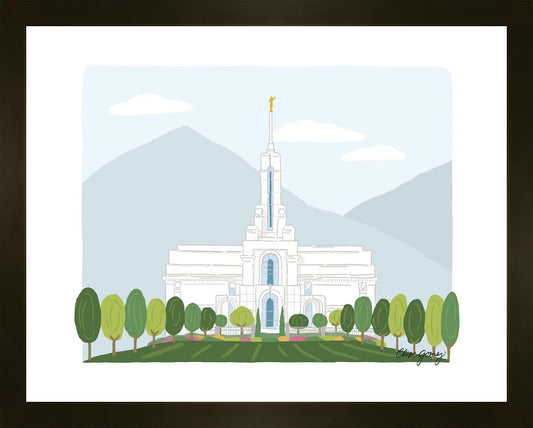 Mount Timpanogos Temple Faux Mat