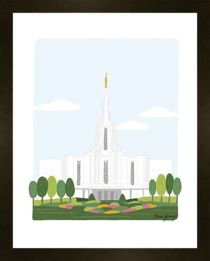 Jordan River Temple Faux Mat