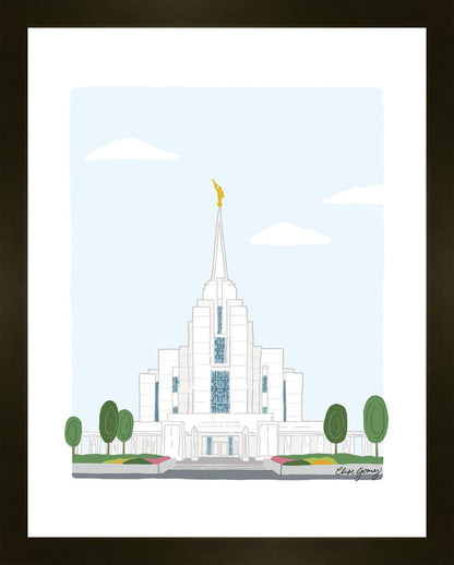 Rexburg Temple Faux Mat