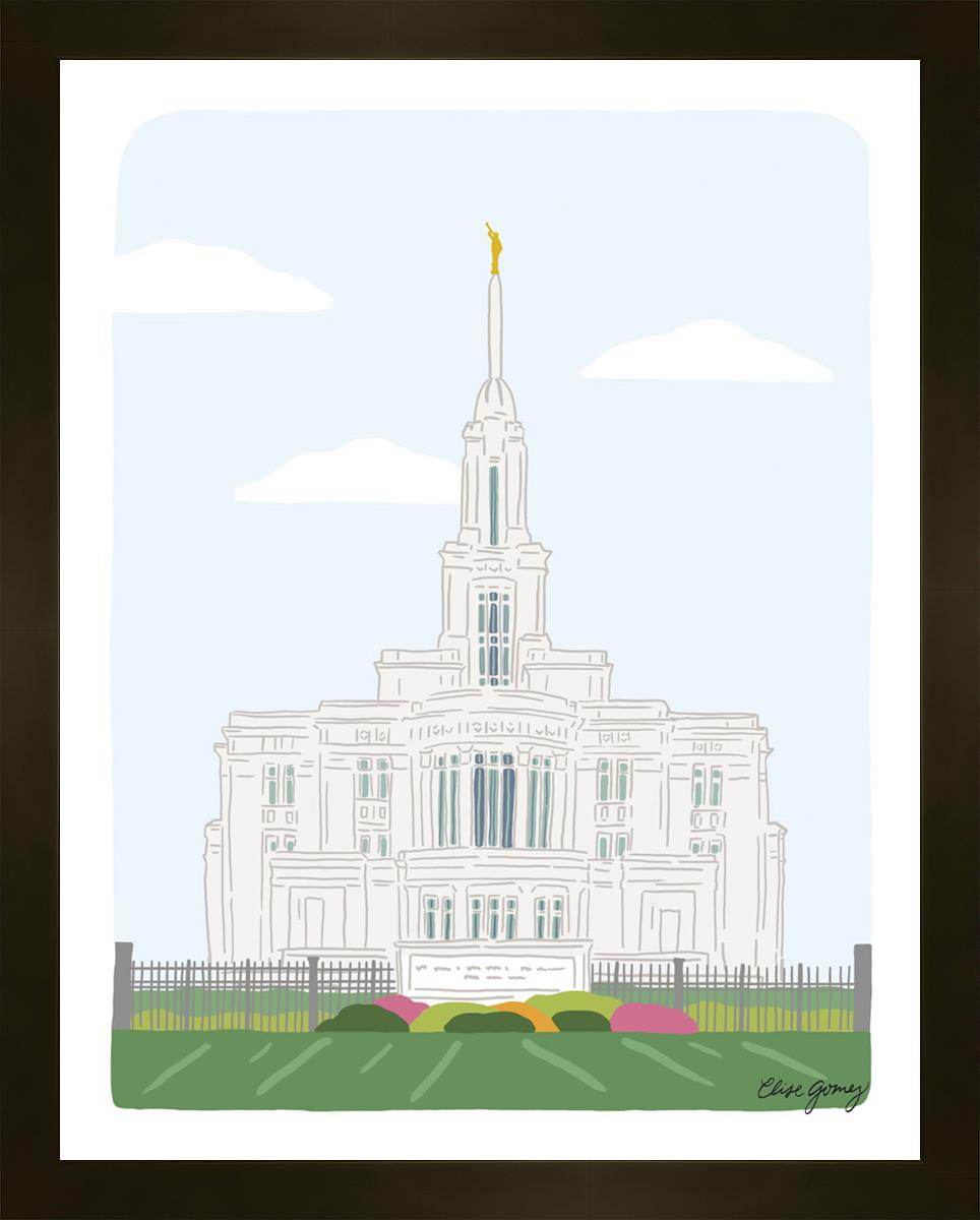 Payson Temple Faux Mat