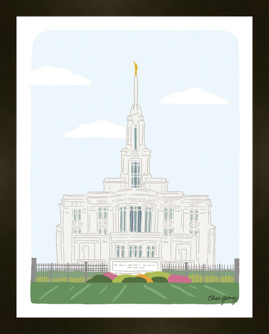 Payson Temple Faux Mat