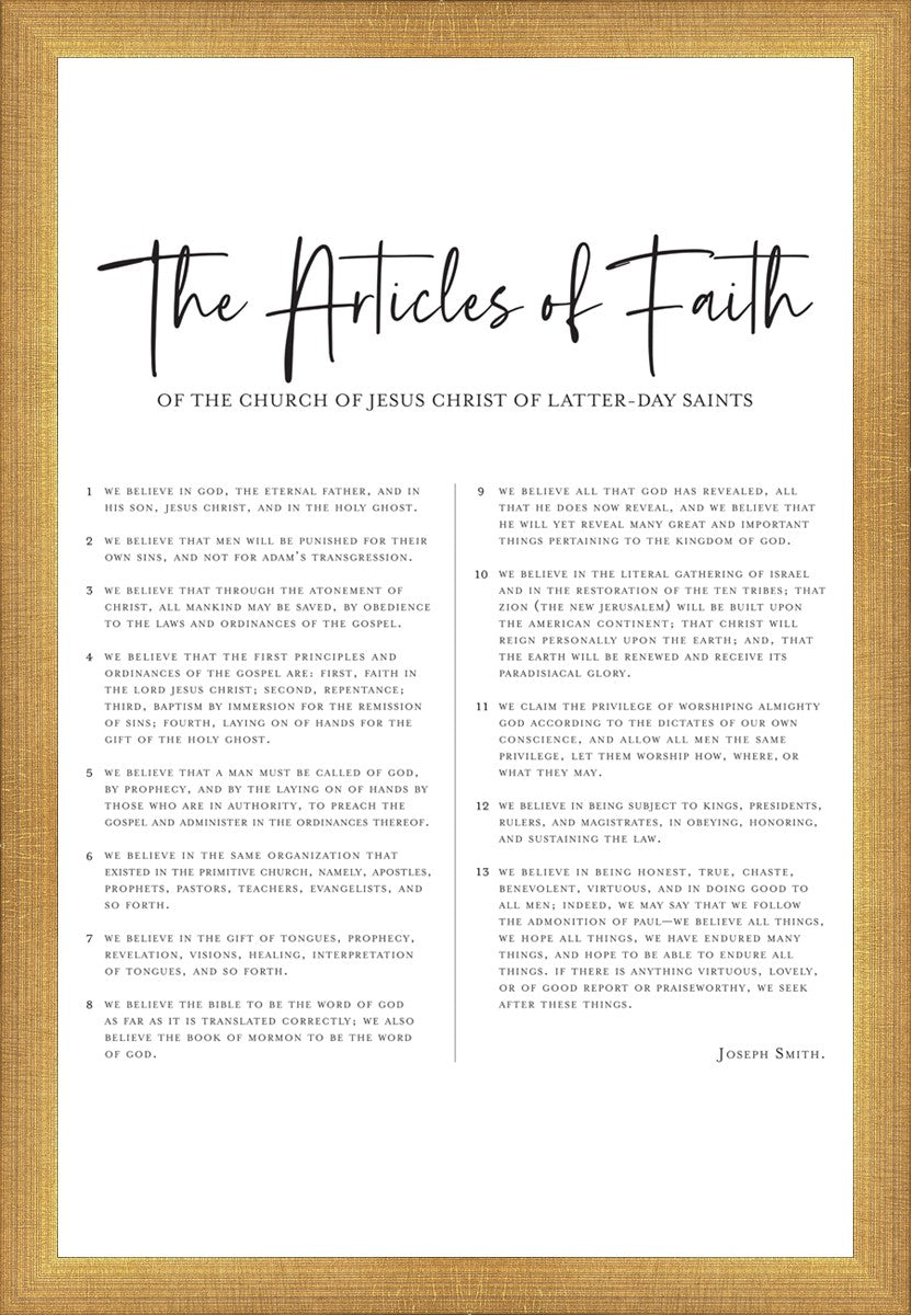 Articles of Faith