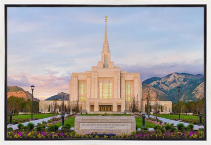 Ogden Temple 08 Gallery Wrap