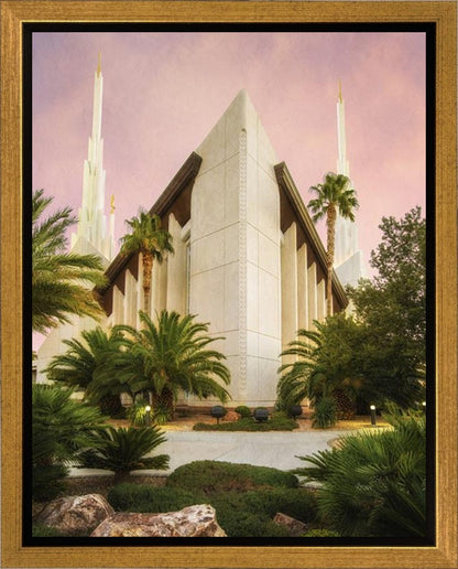 Las Vegas Temple 01 Gallery Wrap