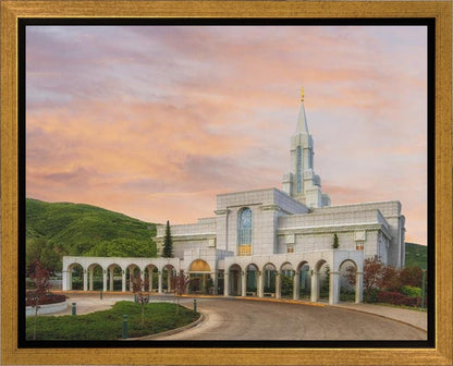 Bountiful Temple 14 Gallery Wrap