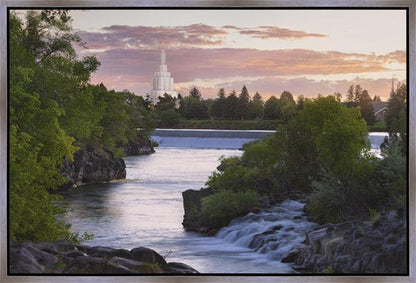 Idaho Falls Temple 09 Gallery Wrap