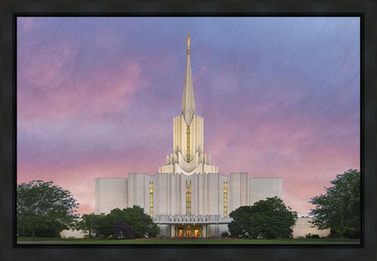 Jordan River Temple 01 Gallery Wrap