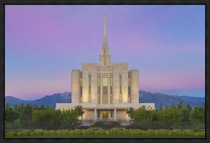 Oquirrh Mountain Temple 02 Gallery Wrap