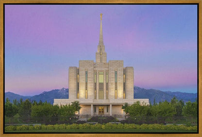 Oquirrh Mountain Temple 02 Gallery Wrap