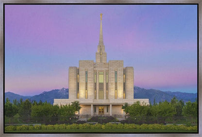 Oquirrh Mountain Temple 02 Gallery Wrap
