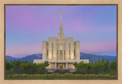 Oquirrh Mountain Temple 02 Gallery Wrap