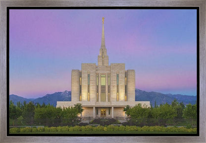 Oquirrh Mountain Temple 02 Gallery Wrap