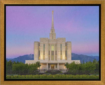 Oquirrh Mountain Temple 02 Gallery Wrap