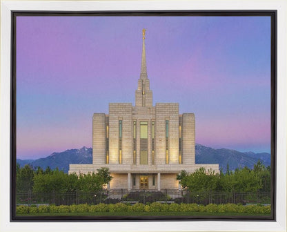 Oquirrh Mountain Temple 02 Gallery Wrap