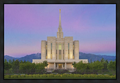 Oquirrh Mountain Temple 02 Gallery Wrap