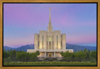Oquirrh Mountain Temple 02 Gallery Wrap