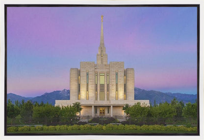 Oquirrh Mountain Temple 02 Gallery Wrap