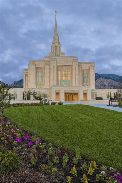 Ogden Temple 01 Gallery Wrap