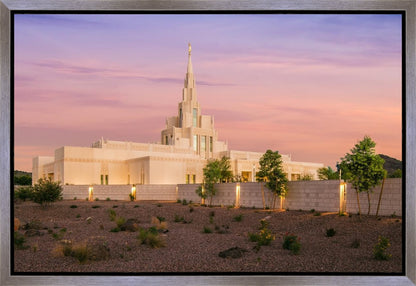 Phoenix Temple Dusk Gallery Wrap