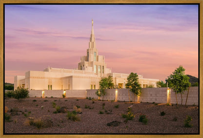 Phoenix Temple Dusk Gallery Wrap