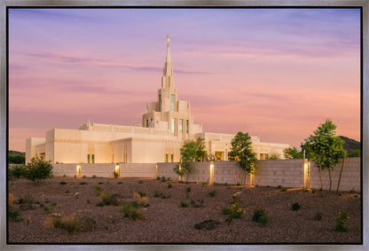 Phoenix Temple Dusk Gallery Wrap
