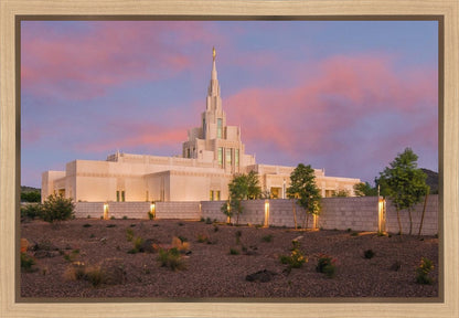 Phoenix Temple Eventide Gallery Wrap