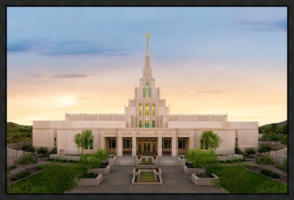 Phoenix Temple First Light Gallery Wrap