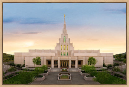 Phoenix Temple First Light Gallery Wrap