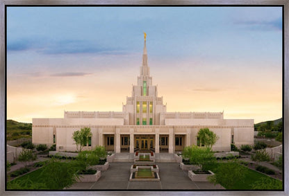 Phoenix Temple First Light Gallery Wrap