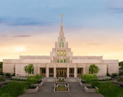 Phoenix Temple First Light Gallery Wrap