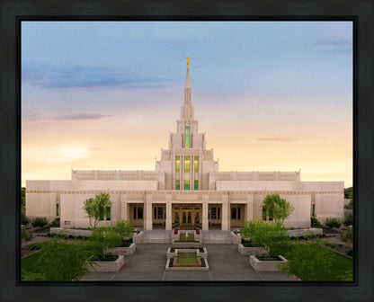 Phoenix Temple First Light Gallery Wrap