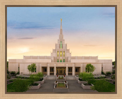 Phoenix Temple First Light Gallery Wrap