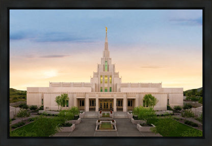 Phoenix Temple First Light Gallery Wrap