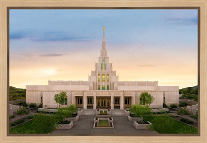 Phoenix Temple First Light Gallery Wrap