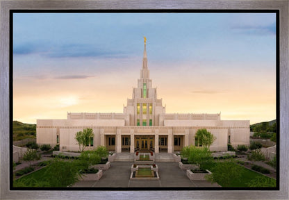 Phoenix Temple First Light Gallery Wrap