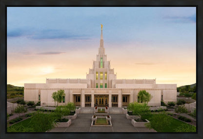 Phoenix Temple First Light Gallery Wrap