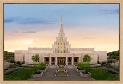 Phoenix Temple First Light Gallery Wrap