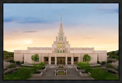 Phoenix Temple First Light Gallery Wrap