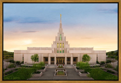 Phoenix Temple First Light Gallery Wrap