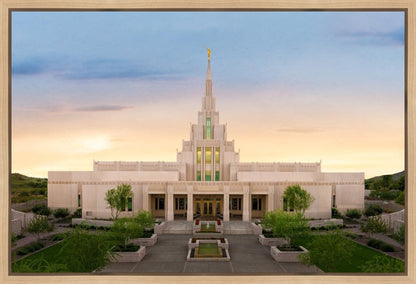 Phoenix Temple First Light Gallery Wrap