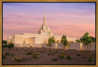 Phoenix Temple Dusk Gallery Wrap