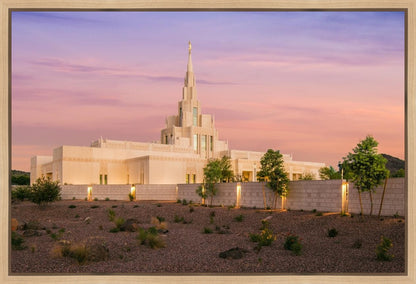 Phoenix Temple Dusk Gallery Wrap