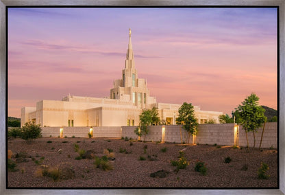 Phoenix Temple Dusk Gallery Wrap