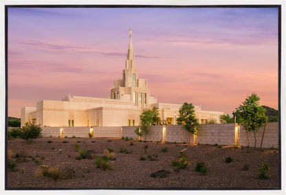 Phoenix Temple Dusk Gallery Wrap