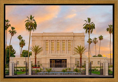 Mesa Palm Trees Gallery Wrap