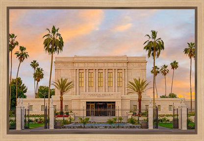 Mesa Palm Trees Gallery Wrap