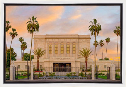Mesa Palm Trees Gallery Wrap